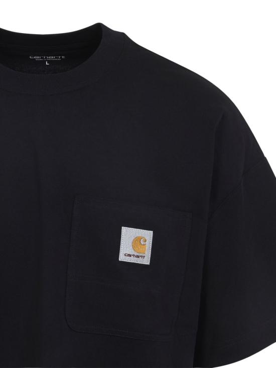 25FW 칼하트 WIP 반팔 티셔츠 I035523 89XX Black - CARHARTT WIP