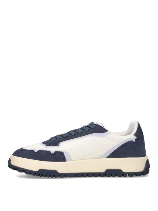 25FW 오트리 WILDPACE 로우 스니커즈 립스탑 나일론 가죽 LDLMAK11 White - AUTRY