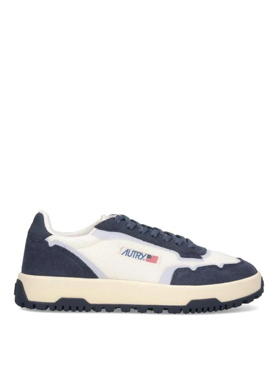 25FW 오트리 WILDPACE 로우 스니커즈 립스탑 나일론 가죽 LDLMAK11 White
