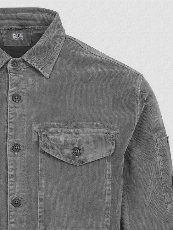  씨피 컴퍼니 코듀로이 렌즈 롱슬리브 버튼 셔츠 19CMSH071A006410O921 Silver - C.P. COMPANY