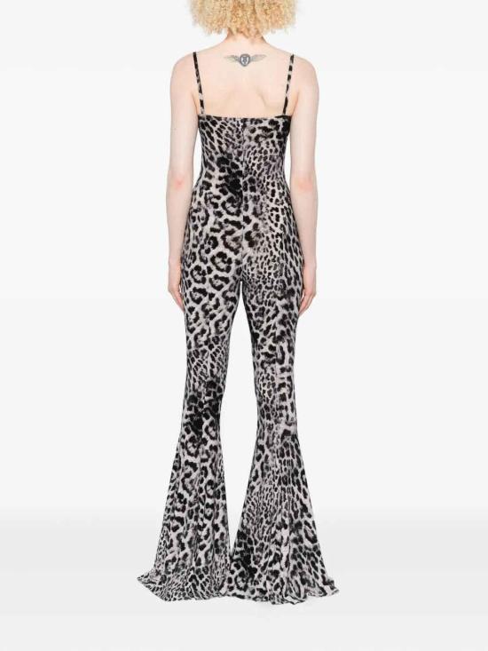  노마카말리 점프수트 KK225JPLP36678ANIMAL Animal Print - NORMA KAMALI