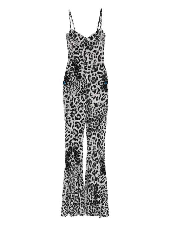  노마카말리 점프수트 KK225JPLP36678ANIMAL Animal Print - NORMA KAMALI