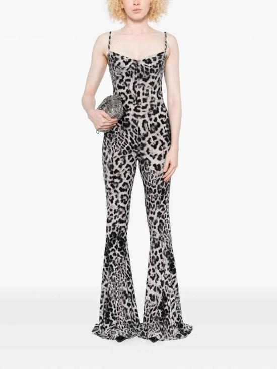 노마카말리 점프수트 KK225JPLP36678ANIMAL Animal Print - NORMA KAMALI