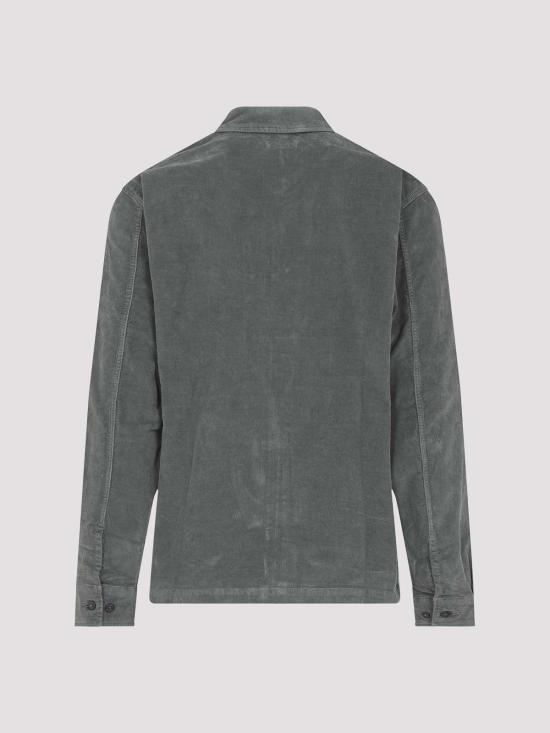  씨피 컴퍼니 코듀로이 렌즈 버튼 오버셔츠 코듀로이 렌즈 버튼 오버 19CMOS072A006410O921 Silver - C.P. COMPANY