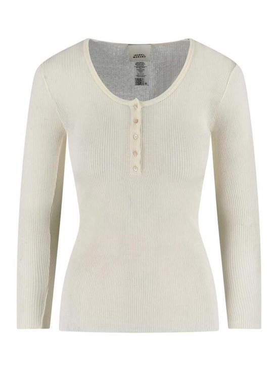  이자벨마랑 민소매 티셔츠 T0020FBC1N03I23EC White