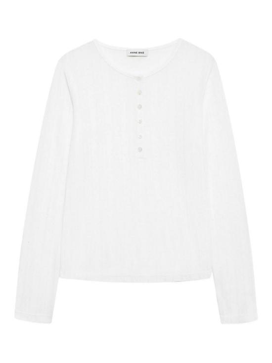 25FW 애니빙 긴팔 티셔츠 A0811225OFW26 White