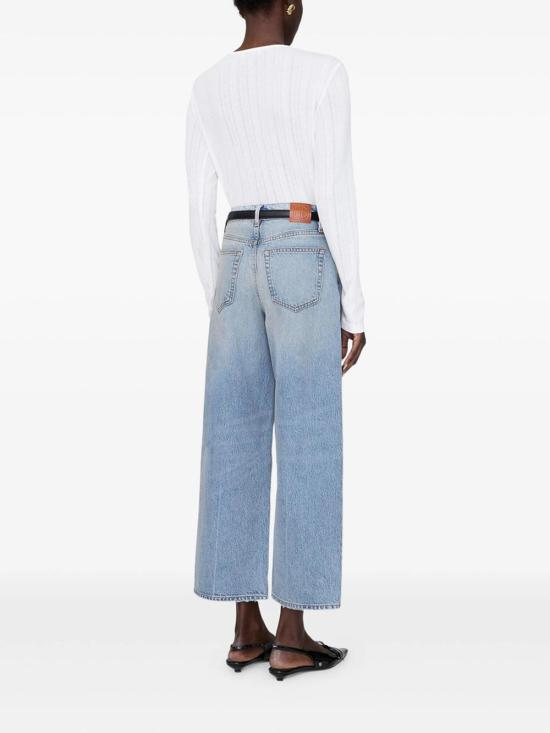 25FW 애니빙 긴팔 티셔츠 A0811225OFW26 White - ANINE BING