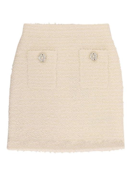 25FW 셀프 포트레이트 숏 원피스 AW25028SKCCREAM White