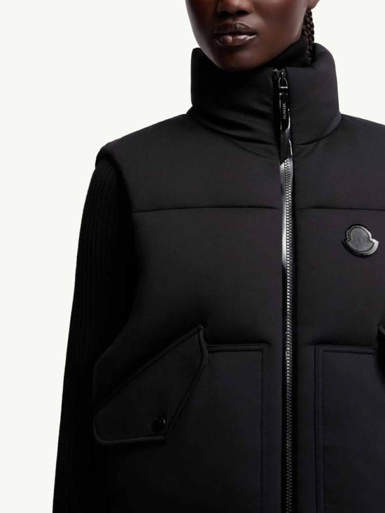 25FW 몽클레어 몽클레어 x EE72 바이 에드워드 에니풀 오티스 다운 베스트 K24031A00003M6515 999 Black - MONCLER