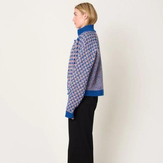  헨릭 빕스코브 가디건 Henrik Vibskov 김치 카디건 블루 파티 - HENRIK VIBSKOV