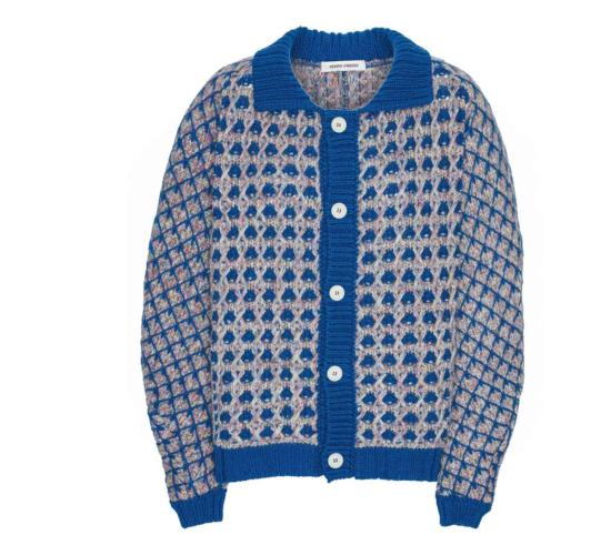  헨릭 빕스코브 가디건 Henrik Vibskov 김치 카디건 블루 파티 - HENRIK VIBSKOV