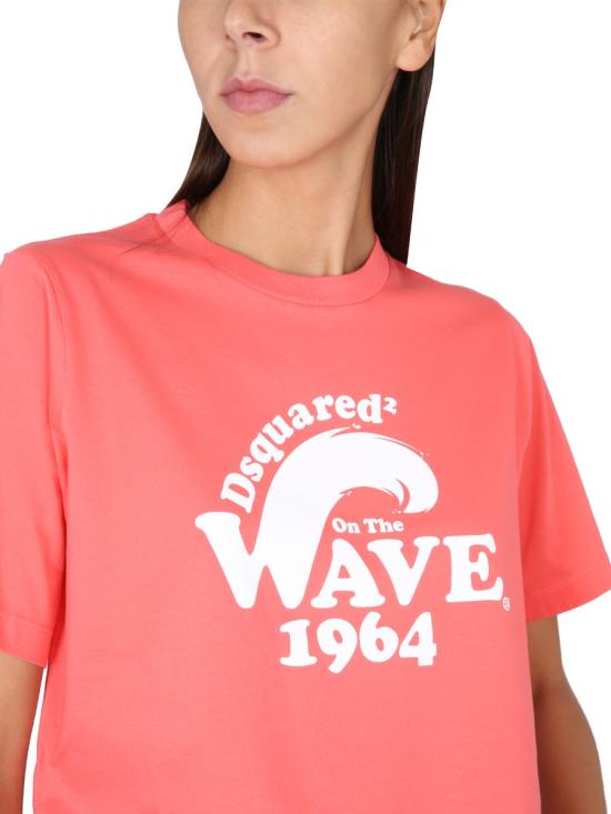  디스퀘어드2 반팔 티셔츠 S75GD0326 S22427252 PINK - DSQUARED2