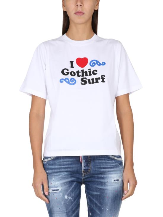  디스퀘어드2 반팔 티셔츠 S75GD0325 S24387100 WHITE