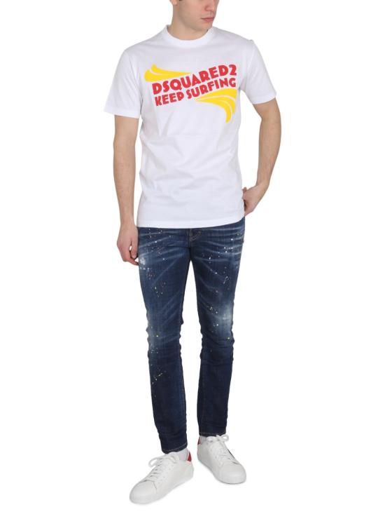  디스퀘어드2 반팔 티셔츠 S74GD1088 S23009100 WHITE - DSQUARED2