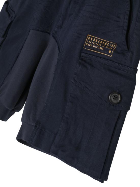  [키즈] 디스퀘어드2 쇼츠/버뮤다 DQ1516K D0093DQ875 BLUE - DSQUARED2