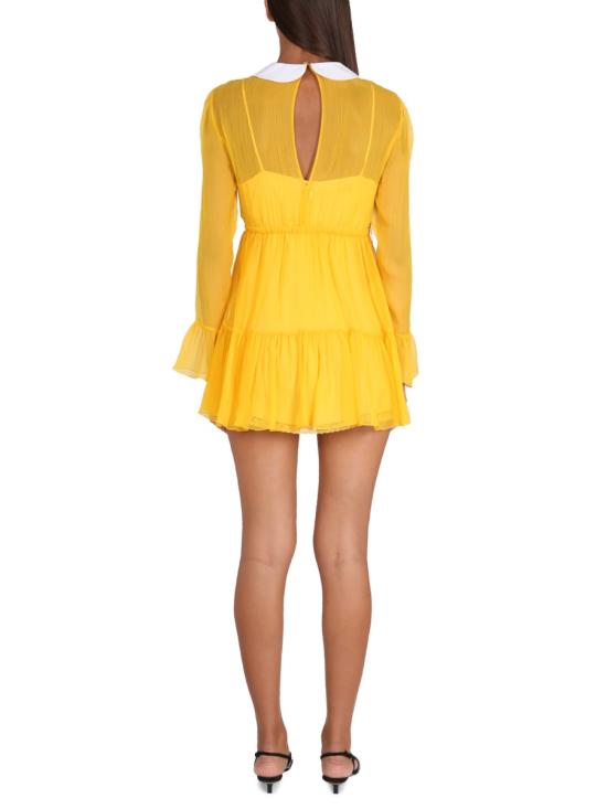 25FW 구찌 실크 쉬폰 드레스 728125 ZAL3Y7537 MULTICOLOUR - GUCCI