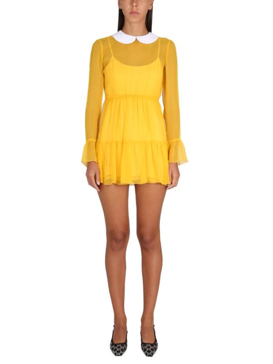 25FW 구찌 실크 쉬폰 드레스 728125 ZAL3Y7537 MULTICOLOUR