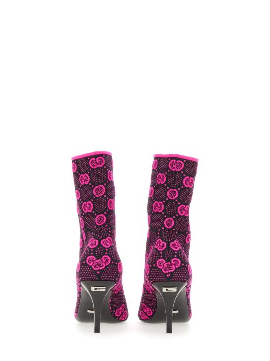 26SS 구찌 GG 니트 앵클 부츠 718378 FAAQP8610 MULTICOLOUR - GUCCI