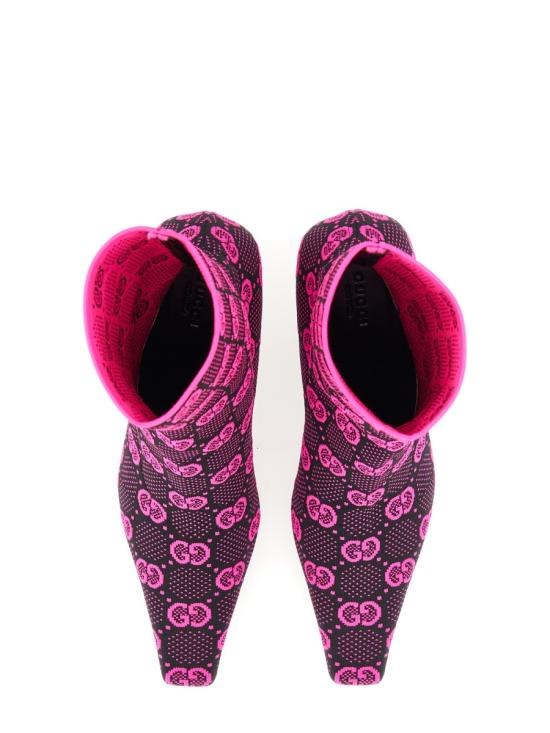 26SS 구찌 GG 니트 앵클 부츠 718378 FAAQP8610 MULTICOLOUR - GUCCI