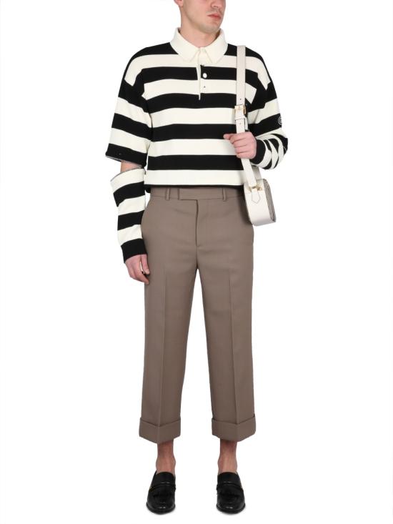 26FW 구찌 디태처블 슬리브 니트 폴로 724708 XKCV09207 IVORY - GUCCI