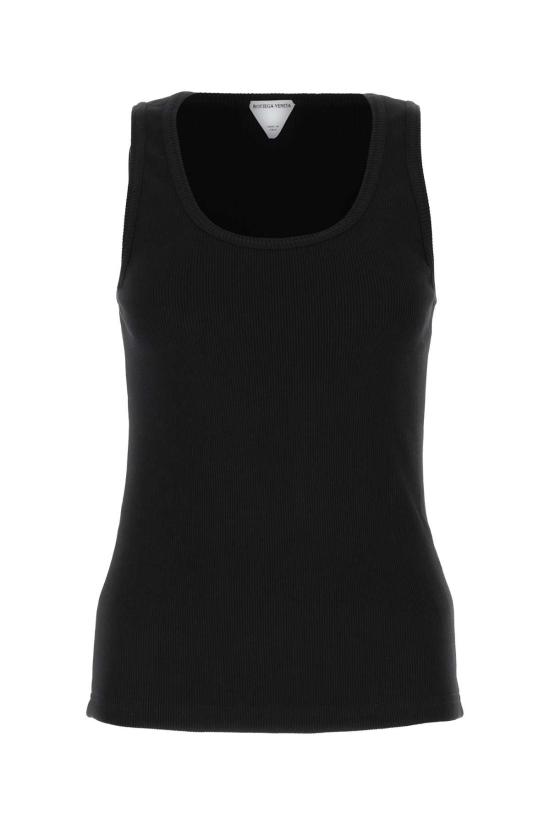 26SS 보테가베네타 민소매 티셔츠 715043 V2I501000 BLACK