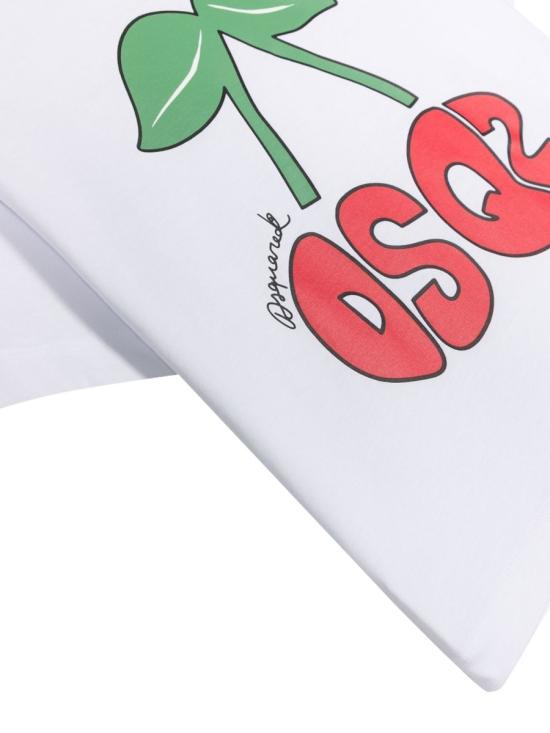  [키즈] 디스퀘어드2 티셔츠 DQ1573K D00MMDQ100 WHITE - DSQUARED2