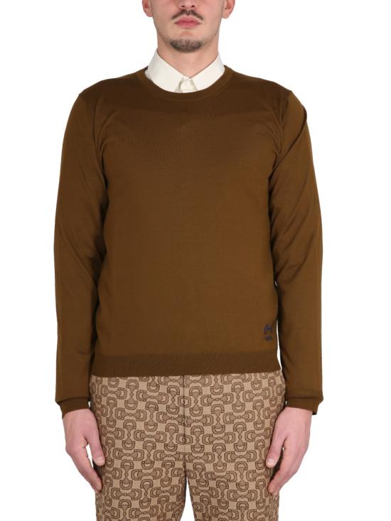 26FW 구찌 홀스빗 인타르시아 울 스웨터 730974 XKCOR3266 MILITARY GREEN