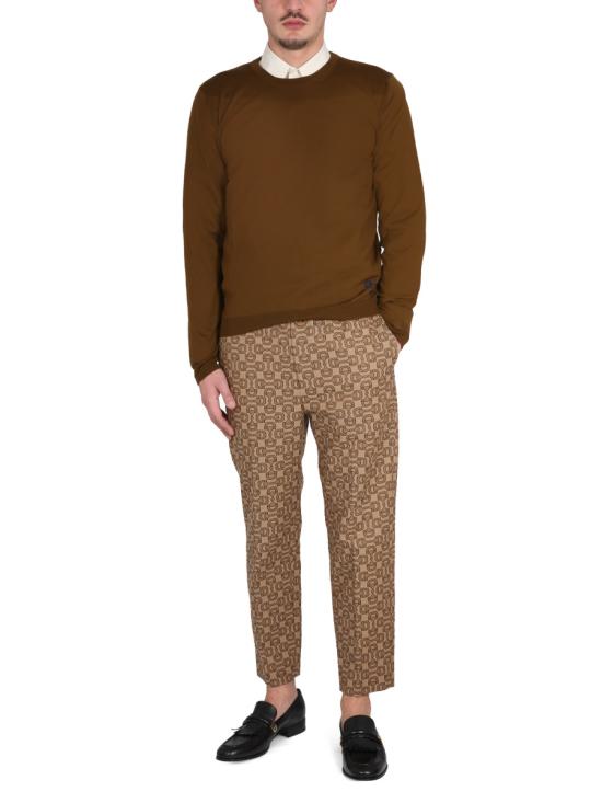 25FW 구찌 홀스빗 인타르시아 울 스웨터 730974 XKCOR3266 MILITARY GREEN - GUCCI