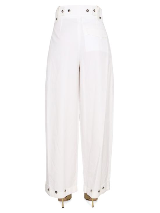 26FW 보테가베네타 스트레이트 팬츠 729372 VA5Y09068 IVORY - BOTTEGA VENETA