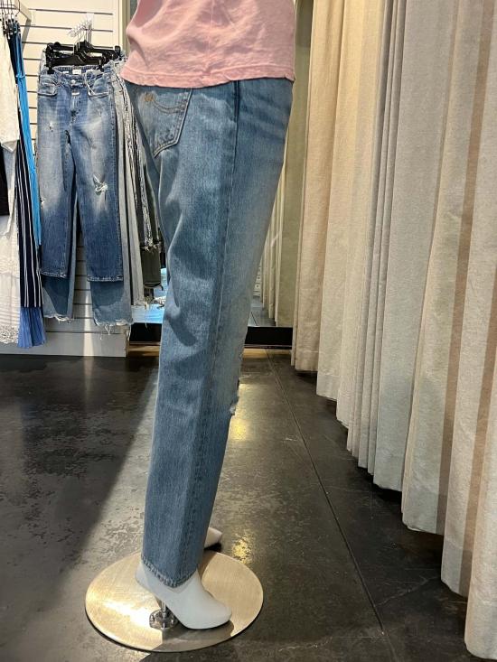  DENIMIST 데님 팬츠 데님리스트 재클린 슬림 킥 진 알슨 인디고 패치워크 - OTHER BRANDS