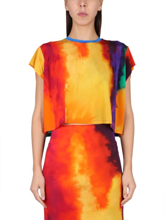  파코라반 반팔 티셔츠 23PJTE109CU0007 V963 MULTICOLOUR