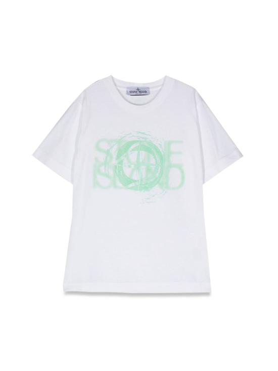  [키즈] 스톤 아일랜드 티셔츠 781621054K V0001 WHITE