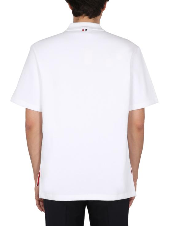  톰브라운 폴로 티셔츠 MJP171A J0029100 WHITE - THOM BROWNE