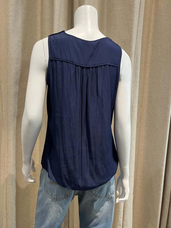  Ramy Brook 셔츠 라미 브룩 엘시 탑 스프링 네이비 - RAMY BROOK