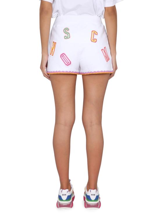  모스키노 숏팬츠 03170528 1001 WHITE - MOSCHINO