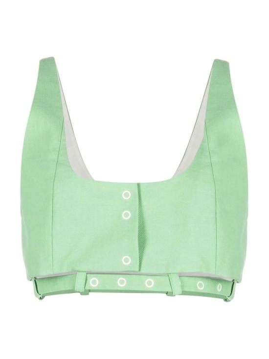  가니 민소매 티셔츠 F7596 484 GREEN