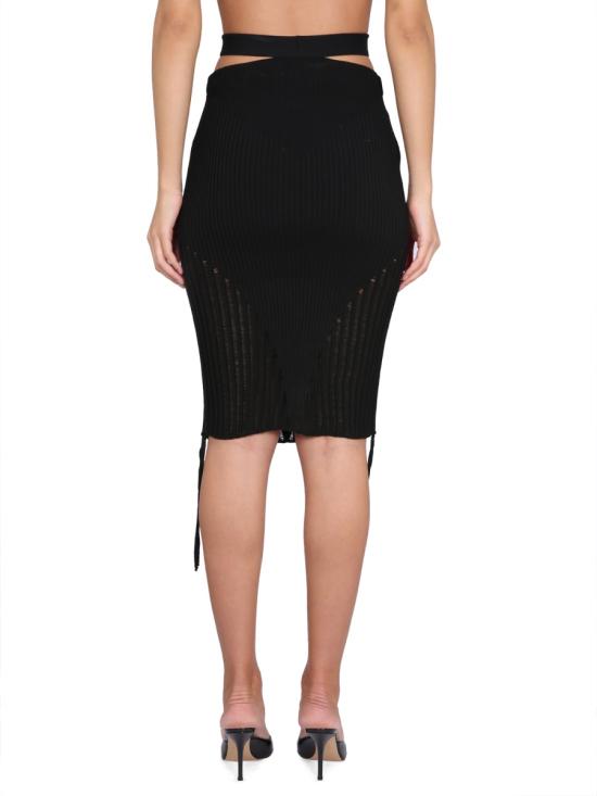  안드레아 아다모 스커트 ADPS23SK10947473 0473 BLACK - ANDREA ADAMO