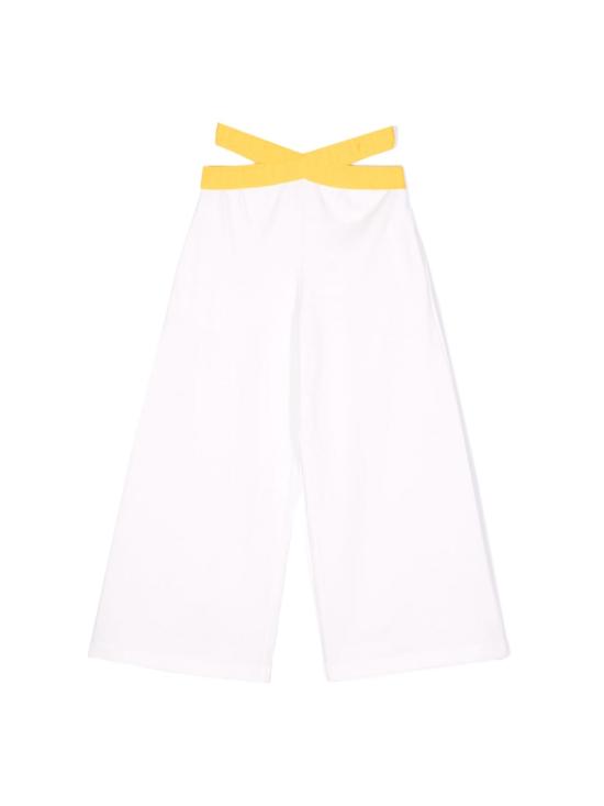 25FW [키즈] 펜디 스트레이트 팬츠 JFF288K 5V0F1JDY WHITE