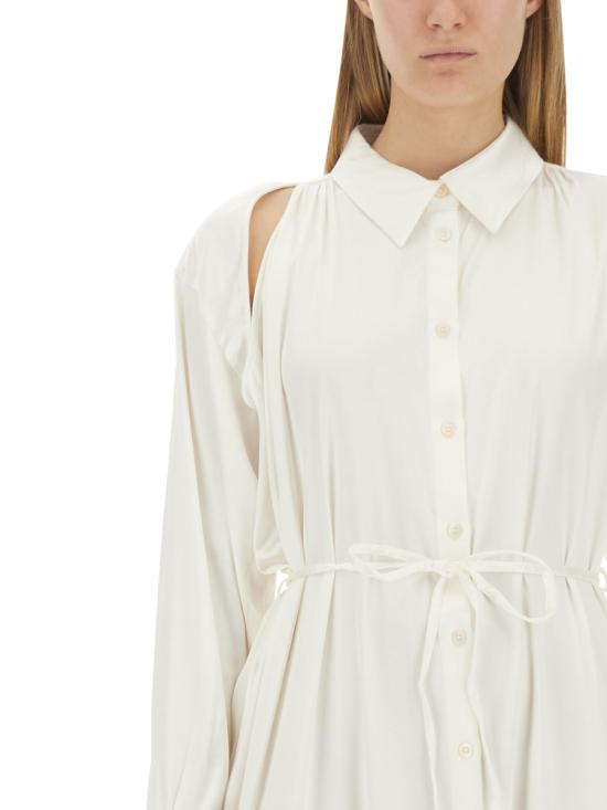  아크네 스튜디오 롱 원피스 A20557 100 WHITE - ACNE STUDIOS