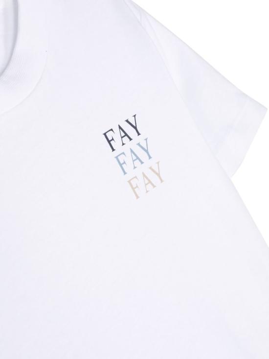 26SS [키즈] 페이 티셔츠 FS8P31K Z1173100 WHITE - FAY