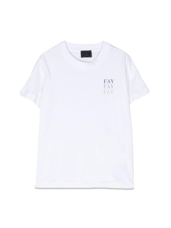 26SS [키즈] 페이 티셔츠 FS8P31K Z1173100 WHITE