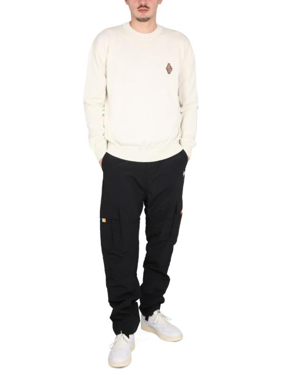  마르셀로 불론 반팔 티셔츠 CMHE034 S23KNI0010425 POWDER - MARCELO BURLON