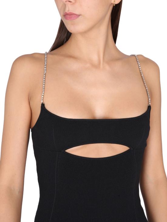  지씨디에스 숏 원피스 SS23W670801 02 BLACK - GCDS