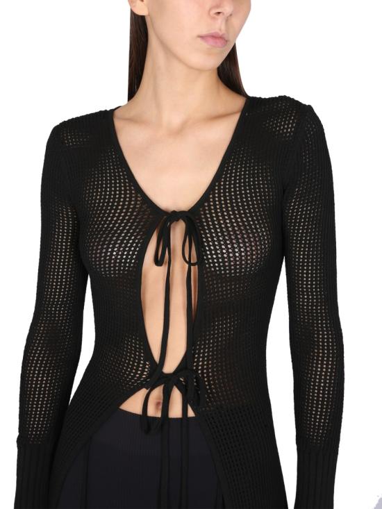  안드레아 아다모 긴팔 티셔츠 ADPS23CA02947268 0473 BLACK - ANDREA ADAMO