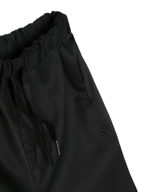  [키즈] MM6 메종마르지엘라 스트레이트 팬츠 M60287K MM00LM6900 BLACK - MM6 MAISON MARGIELA