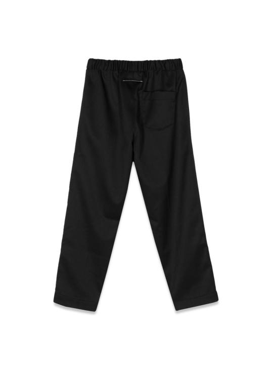  [키즈] MM6 메종마르지엘라 스트레이트 팬츠 M60287K MM00LM6900 BLACK - MM6 MAISON MARGIELA