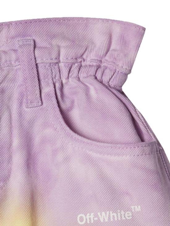  [키즈] 오프화이트 쇼츠/버뮤다 OGCB004K S23FAB0018501 MULTICOLOUR - OFF WHITE