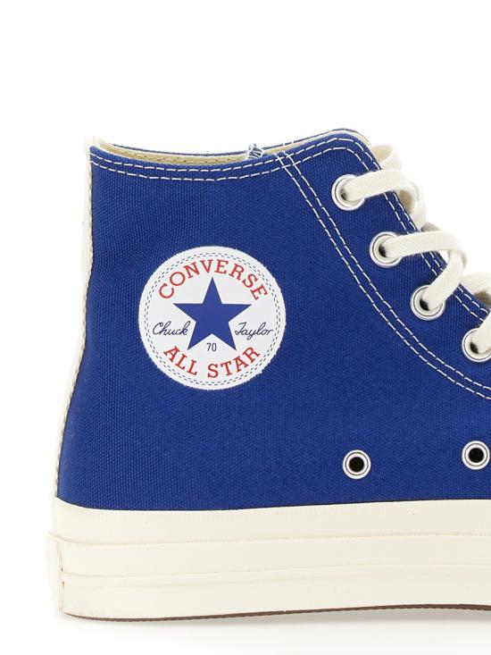  꼼데가르송 플레이 X 컨버스 스니커즈 P1K122 2 BLUE - COMME DES GARCONS PLAY CONVERSE