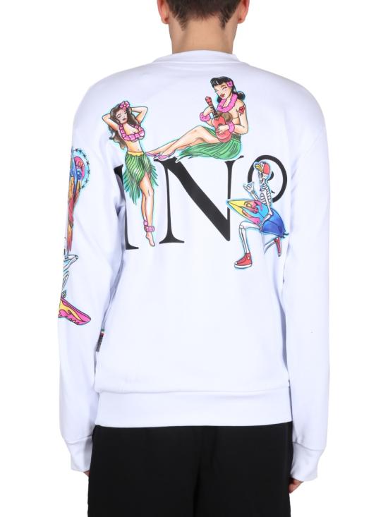  필립 플레인 긴팔 티셔츠 SACCMJO0989 PJO002N01 WHITE - PHILIPP PLEIN