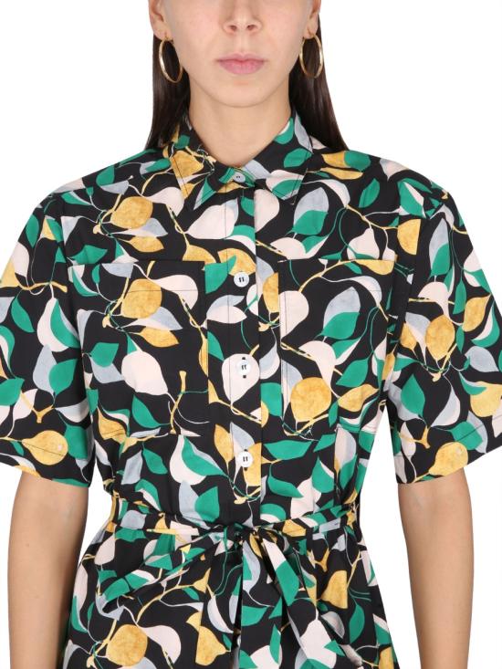  라 더블제이 미디 원피스 DRE0441 COT001ORH0001 MULTICOLOUR - LA DOUBLEJ